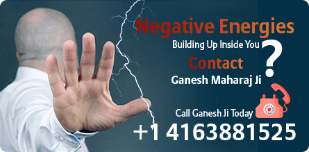 Negative Energies Building Up Inside You Contact Ganesh Maharaj